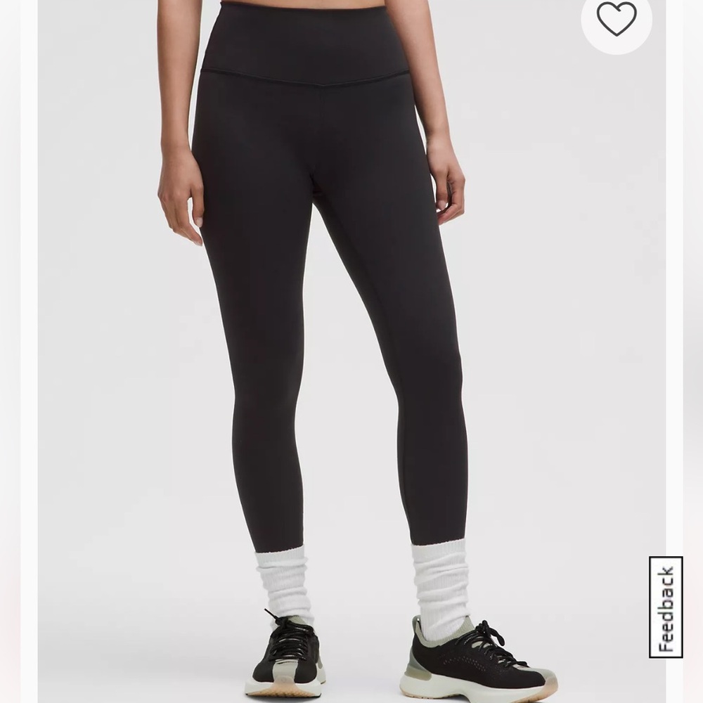 NWOT Wunder Train 25” Lululemon Black High-Waisted Leggings